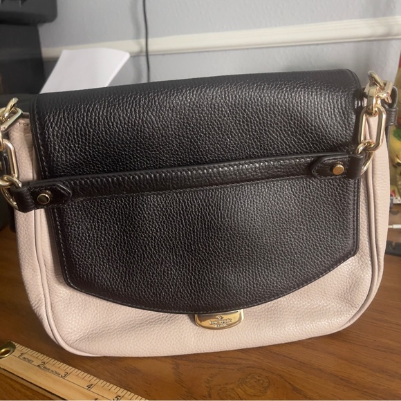Kate Spade Pebble Leather  Color Block Flap Shoulder Cross Body - Picture 2 of 5